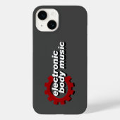 Coques Case-Mate iPhone Electronic Body Music EBM lettrage (Verso)