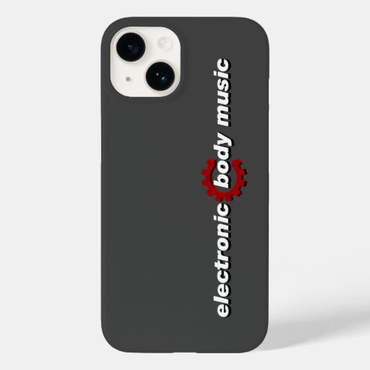 Coques Case-Mate iPhone Electronic Body Music EBM lettrage (Verso)
