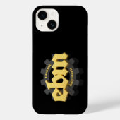 Coques Case-Mate iPhone Electronic Body Music EBM lettrage V3 (Verso)