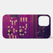Coques Case-Mate iPhone Electronic circuit board abstract background. comp (Verso (horizontal))