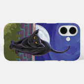 Coques Case-Mate iPhone Électronique Chat Noir (Verso (horizontal))