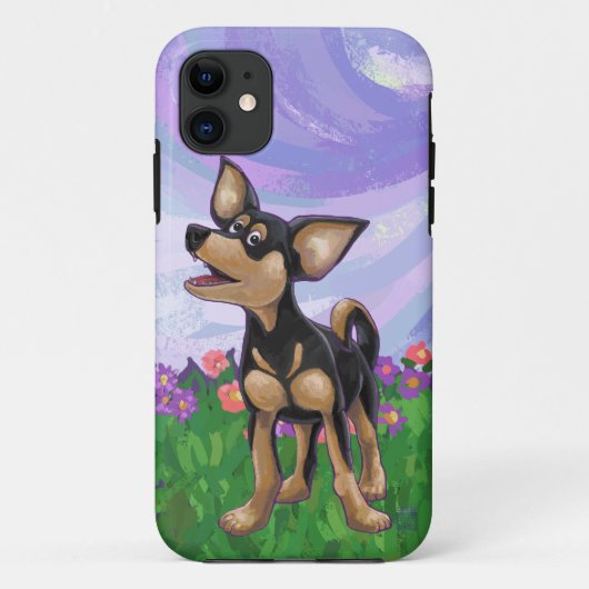 Coques Case-Mate iPhone Électronique du Chihuahua (Dos)