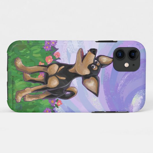 Coques Case-Mate iPhone Électronique du Chihuahua (Dos (Horizontal))