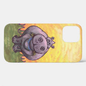 Coques Case-Mate iPhone Électronique Hippopotame (Verso (horizontal))