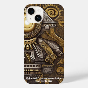 Coque Pour iPhone 14 Élégance antique : celtique & égyptien