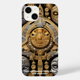 Coque Pour iPhone 14 Élégance antique : Fusion celtique & égyptienne