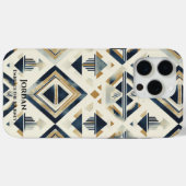 Coques Case-Mate iPhone Élégance Aztèque Moderne – Fusion Tribale Géométri (Verso (horizontal))