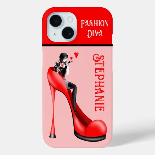 Coques Case-Mate iPhone Élégance chic : Une dame branchée qui fait un bais (Verso)