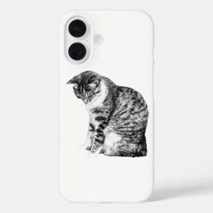 Coques iPhone 16 Élégance de chats ombragés en style automne