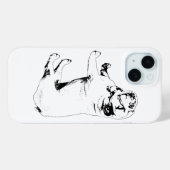 Coques Case-Mate iPhone élégance de forme épurée, bouledogue (Verso (horizontal))