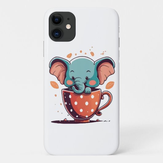Coques Case-Mate iPhone Élégance de l'éléphant (Dos)