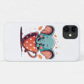 Coques Case-Mate iPhone Élégance de l'éléphant (Dos (Horizontal))