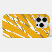 Coques Case-Mate iPhone Élégance de pinceau d'or (Verso (horizontal))