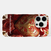Coques Case-Mate iPhone "Élégance de Rose Radieuse" (Verso (horizontal))