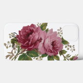 Coques Case-Mate iPhone Élégance de rose rose (Verso (horizontal))