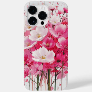 Coque Pour Pour iPhone 14 Pro Max Elégance en fleurs de cerise - Aquarelle Design Fl