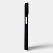 Coques Case-Mate iPhone Élégance étoilée : Papillon blanc sur fond noir (Verso / Droite)