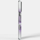 Coques Case-Mate iPhone Élégance florale Art Abstrait Violet Fractal moder (Verso / Droite)