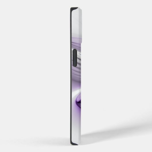 Coques Case-Mate iPhone Élégance florale Art Abstrait Violet Fractal moder (Verso / Droite)