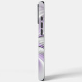 Coques Case-Mate iPhone Élégance florale Art fractal violet abstrait moder (Verso / Gauche)