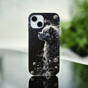 Coque Pour iPhone 15 Élégance florale de canine
