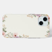Coques Case-Mate iPhone Élégance Florale Douce (Verso (horizontal))