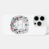 Coques Case-Mate iPhone Élégance florale enchantée (Verso (horizontal))