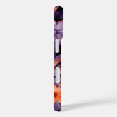 Coques Case-Mate iPhone Élégance florale Fleur pourpre Photo romantique (Verso / Droite)