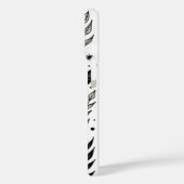 Coques Case-Mate iPhone "Élégance florale monochrome : une inspiration Vin (Verso / Gauche)