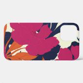 Coques Case-Mate iPhone Élégance florale : motif abstrait (Verso (horizontal))