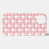 Coques Case-Mate iPhone Élégance Florale Rouge | Boîtier iPhone 13 Premium (Verso (horizontal))