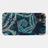 Coques Case-Mate iPhone Élégance fractale foncée (Dos (Horizontal))