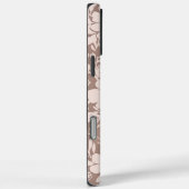 Coques Case-Mate iPhone Élégance Mocha Blossom (Verso / Droite)