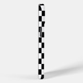 Coques Case-Mate iPhone Élégance monochrome chic avec accent rose (Verso / Droite)