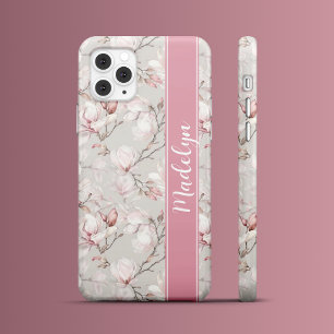 Coques iPhone 16 Pro Max Élégance rose Magnolia