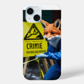 Coques Case-Mate iPhone Élégance sauvage : couverture Fox iPhone 15 (Verso)