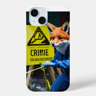 Coque Pour iPhone 15 Élégance sauvage : couverture Fox iPhone 15