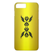 Coques Case-Mate iPhone Élégance Suprême en noir sur or (Dos)