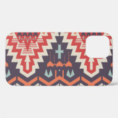 Coques Case-Mate iPhone Élégance tribale : Impression ethnique géométrique (Verso (horizontal))