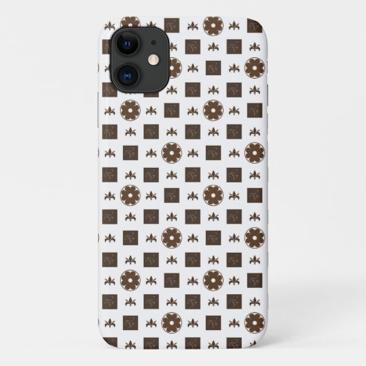 Coques Case-Mate iPhone Élégant À damiers Motif (Dos)