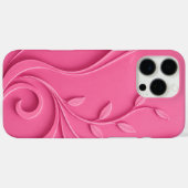 Coques Case-Mate iPhone Élégant Abstrait Floral De Luxe Élégant (Verso (horizontal))