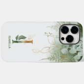 Coques Case-Mate iPhone Élégant Alphabet I Vert Fern (Verso (horizontal))
