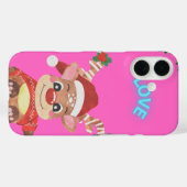 Coques Case-Mate iPhone "Élégant appareil téléphonique à thème d'amour - é (Verso (horizontal))