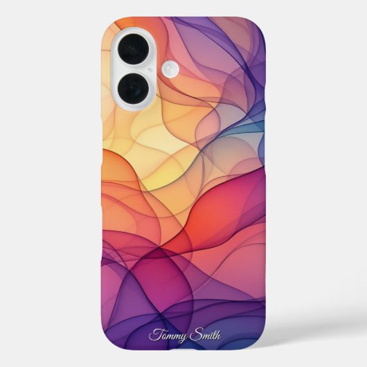 Coques Case-Mate iPhone Élégant appareil téléphonique Abstrait - Soft & Dr (Verso)
