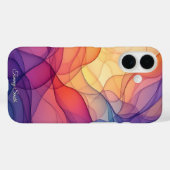 Coques Case-Mate iPhone Élégant appareil téléphonique Abstrait - Soft & Dr (Verso (horizontal))