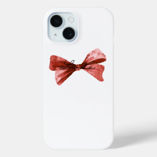 Coque Pour iPhone 15 Élégant appareil téléphonique - Linda