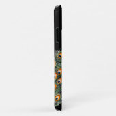 Coques Case-Mate iPhone Elégant Aquarelle Peacock Personnalisé (Dos/Droite)