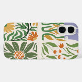 Coques Case-Mate iPhone Élégant arrière - plan chic rose vert (Verso (horizontal))