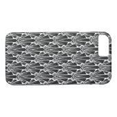 Coques Case-Mate iPhone Élégant art sombre déco éléments géométriques abst (Dos (Horizontal))