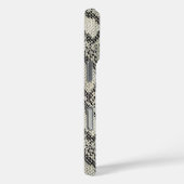 Coques Case-Mate iPhone Elégant Beige Snake Skin Motif (Verso / Droite)